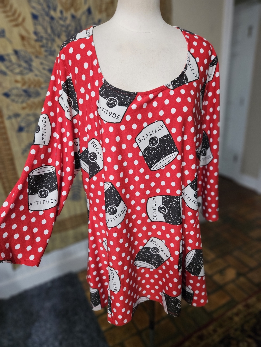 Attitudes Polka Dot Can Dress